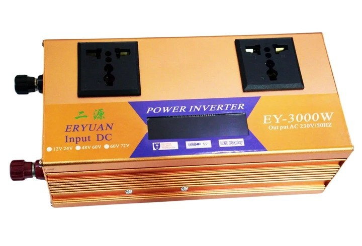 Преобразователь напряжения с 12V 24V на 220V 3000W LCD SMART – фото ...