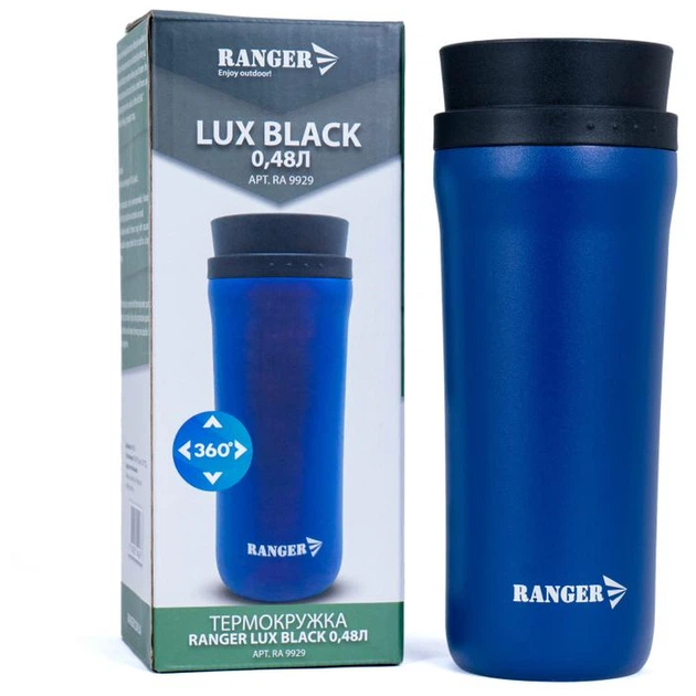 Термокухоль Ranger Lux 0,48 л Black RA9929 - изображение 2