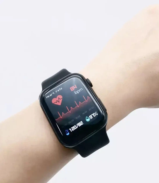 Умные смарт часы Smart Watch I7 PRO MAX с голосовым вызовом тонометр пульсометр оксиметр 44mm Черный - изображение 5