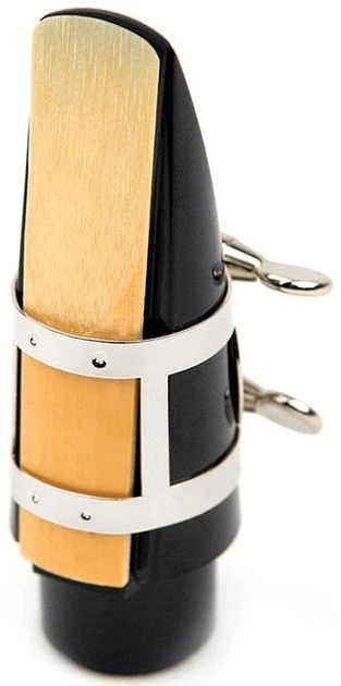 Лигатура + колпачок для альт саксофона D'Addario RICO LIGATURE & CAP FOR ALTO SAX Nickel-Plated - изображение 3