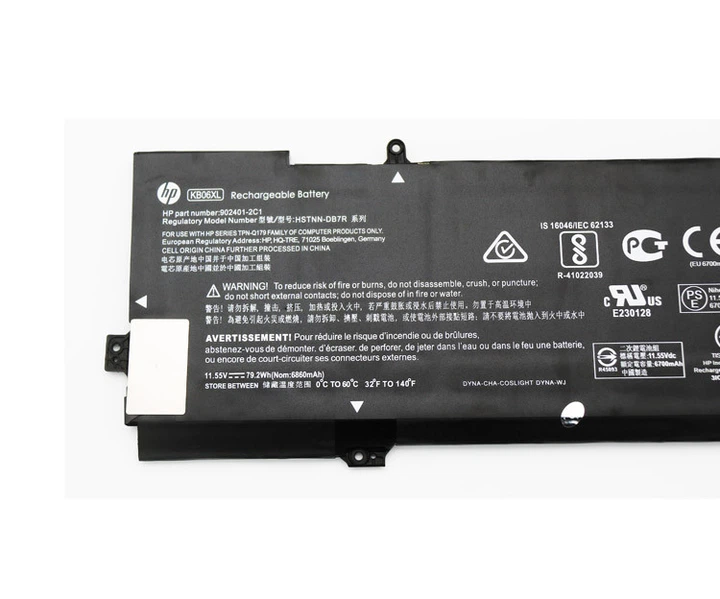 Original 6700mAh 11.55V KB06XL акумулятор для HP Spectre x360 15-BL002XX Z6L01EA Z6K97EA Z6K99EA Z6K96EA Z6L00EA Z6L02EA HSTNN-DB7R - изображение 3