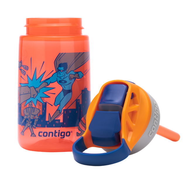 Бутилка для води дитяча Contigo Gizmo Flip 420 мл (2116115) - зображення 8