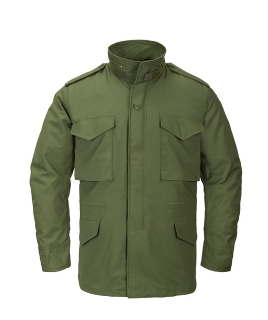 Куртка (Сатина) M65 Jacket - NyCo Sateen Helikon-Tex Olive Green XL/Long Тактична чоловіча - зображення 2