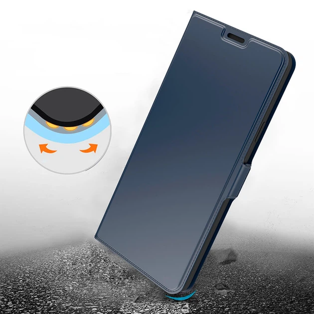 Чохол-книжка EcoCase Prestige для Blackview BV6900 Navy Blue - Фото 2 Чохол-книжка EcoCase Prestige для Blackview BV6900 Navy Blue - изображение 2