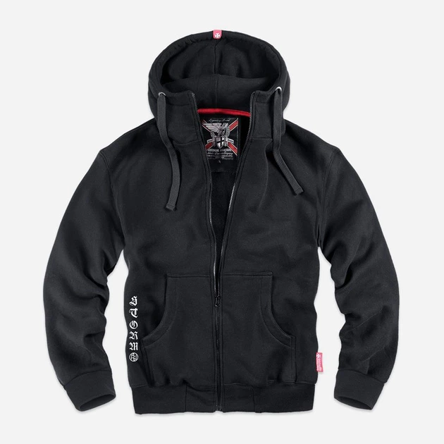 Толстовка на молнии мужская Dobermans Aggressive BZ138BK XL Черная с принтом - Фото 1 Толстовка на молнии мужская Dobermans Aggressive BZ138BK XL Черная с принтом - изображение 1