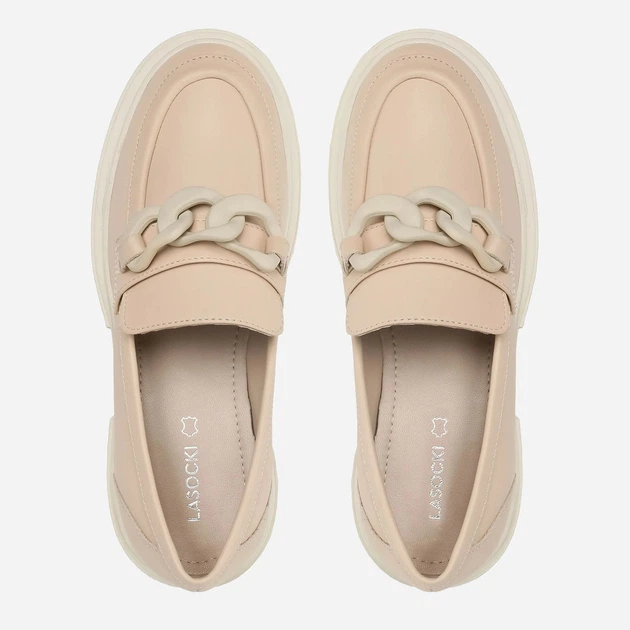 Loafersy Damskie Lasocki EST-DONNA-12 39 (25,2 cm) Beżowe (5904862614533) - obraz 5