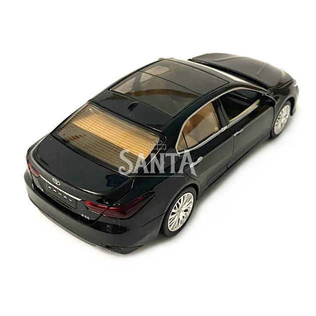 Машинка игрушечная металлическая Toyota Camry 70 Автопром Тойота кемри, черный, свет, звук, откр. двери, баг., капот 14,5*5,5*4 см (68459) - изображение 4