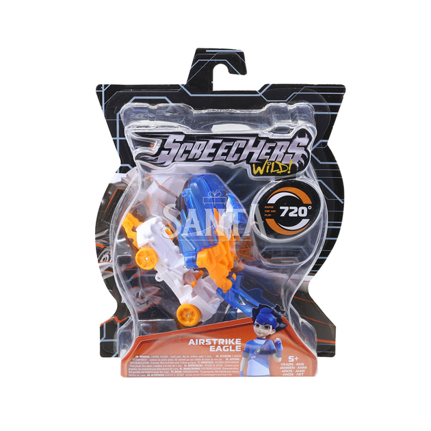 Машинка-трансформер Дикие Скричеры SCREECHERS WILD! S4 L0 - Эирстрайк Игл EU685001 - изображение 5
