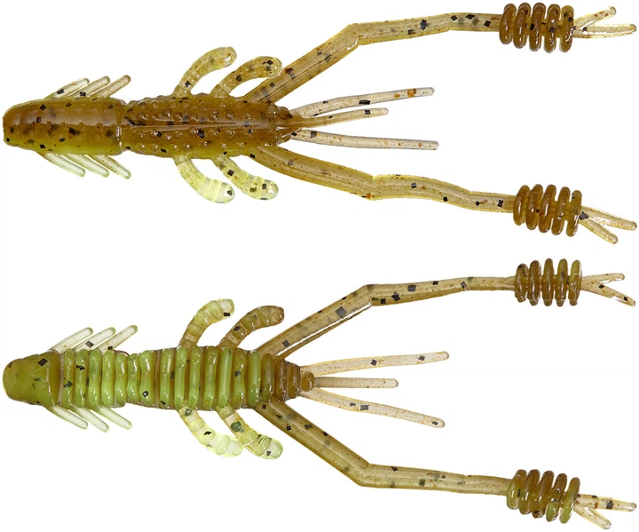 Силикон Reins Ring Shrimp 2" B08 Green Pumpkin Chart Melon (9 шт/уп.) (149399) 1552.08.74 - Фото 1 Силикон Reins Ring Shrimp 2" B08 Green Pumpkin Chart Melon (9 шт/уп.) (149399) 1552.08.74 - зображення 1