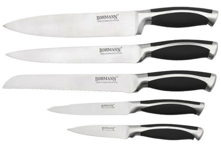 Набор ножей для кухни с подставкой Bohmann BH-5044 кухонные ножи ...