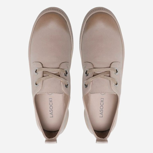 Жіночі дербі Lasocki Puszan WI23-PUSZAN-20 36 (23.5 см) Beige (5904862589756) - зображення 5