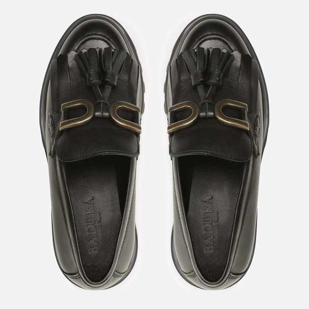 Жіночі лофери Badura 22SS24 39 (25.7 см) Black (5904862648675) - зображення 5