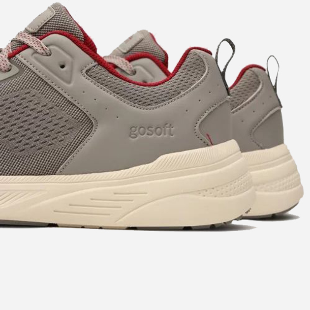 Buty sportowe męskie z siatką na platformie do kostki oddychające Go Soft GF22F016A-3 42 27.6 cm Jasnoszare (5904862648774) - obraz 4