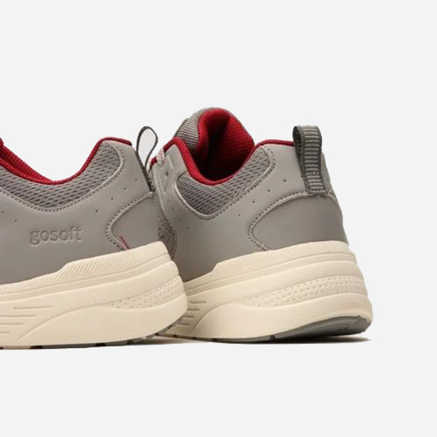 Buty sportowe męskie z siatką na platformie do kostki oddychające Go Soft GF22F016A-3 42 27.6 cm Jasnoszare (5904862648774) - obraz 5