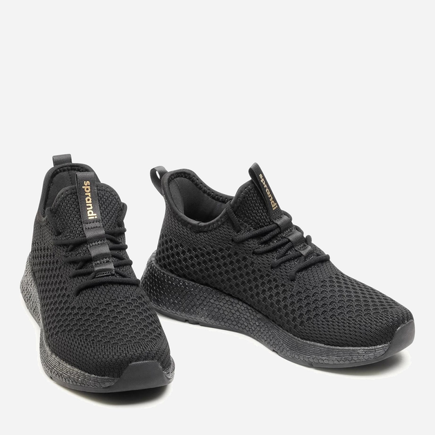 Buty sportowe damskie na platformie do kostki lekkie Sprandi WP07-GVA-1 38 24 cm Czarne (5904862746173) - obraz 4