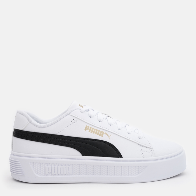 Puma platform white on sale gold