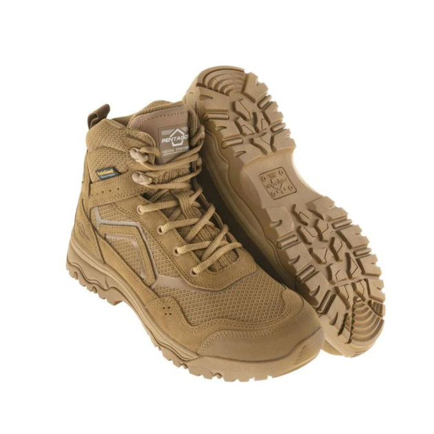 Легкі тактичні черевики Pentagon coyote/койот літні військові черевики койот 46 (30 см) - зображення 1