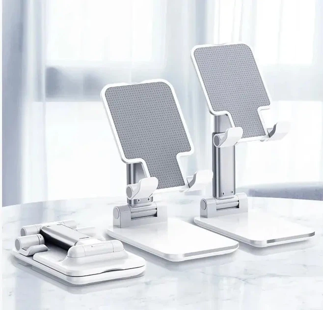 Универсальный держатель подставка Mobile Phone holder для мобильного телефона, планшета L-301 White - изображение 4