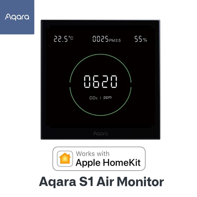 Панель моніторингу якості повітря Aqara S1 Air Quality Monitor Sensor Panel Apple HomeKit
