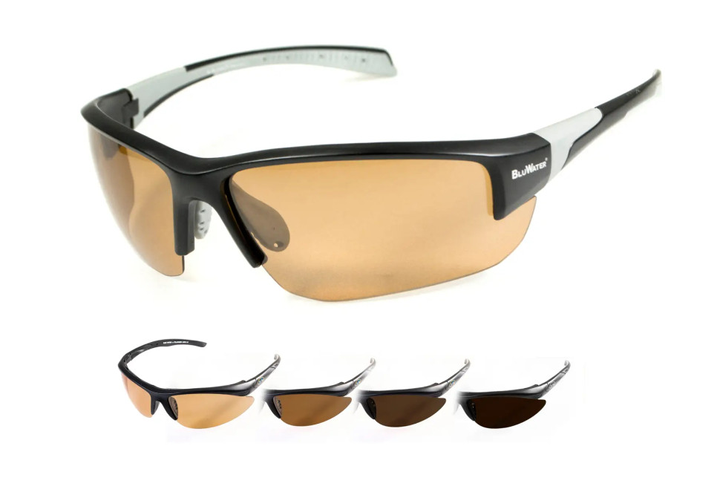 Фотохромные очки с поляризацией BluWater Samson-3 Polarized + Photochromic (brown), коричневые - изображение 2