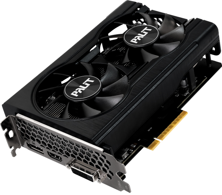 Видеокарта Palit PCI-Ex GeForce RTX 3050 Dual 8GB GDDR6 (128bit) (1777/14000) (DisplayPort, HDMI, DVI) (NE63050018P1-1070D) - изображение 2