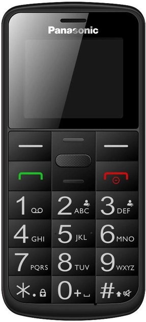 Мобільний телефон Panasonic KX-TU110EXB Black - зображення 1