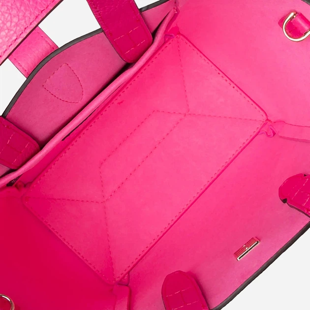 Torebka crossbody damska ze skóry naturalnej Furla Net Mini Tote BASRFUAHSF0000375S9013 Fuksja (8050597159133) - obraz 6