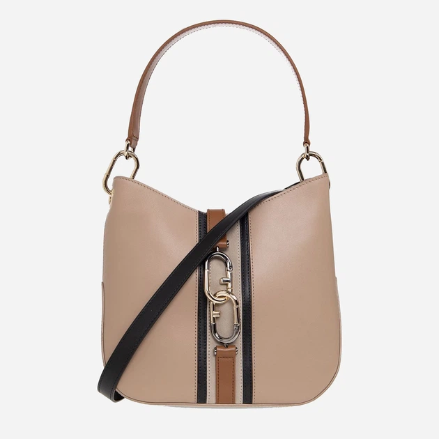 Skórzana Torebka damska przez ramię Furla Sirena S Hobo WB00355BX04581560S9023 Toni Greige (8050597205953) - obraz 5