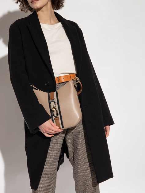 Skórzana Torebka damska przez ramię Furla Sirena S Hobo WB00355BX04581560S9023 Toni Greige (8050597205953) - obraz 8