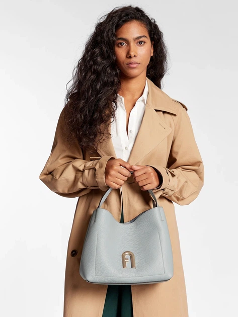 Torebka shopper damska skórzana Furla Primula S Hobo WB00507BX0041AR3009036 Artemisia (8050597206141) - obraz 2