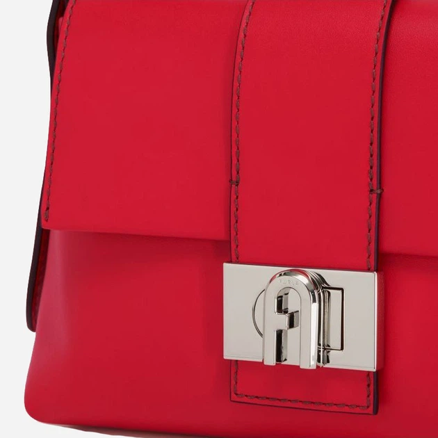 Skórzana Torebka damska przez ramię Furla Charlotte S Shoulder Bag WB00550AX07331265S1003 Flame (8050597172149) - obraz 9