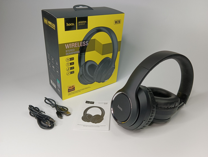 Беспроводные наушники Hoco W28 Journey с Bluetooth V5.0 черного цвета ...