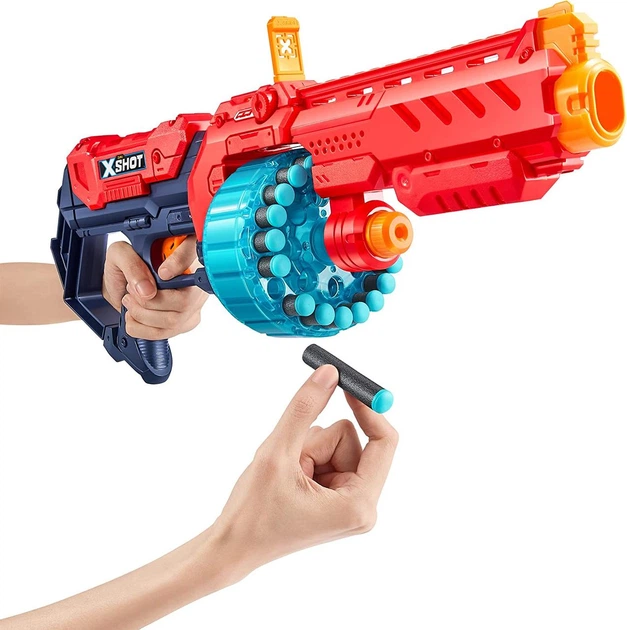 Скорострельный бластер XSHOT 36349-2022 X-Shot Turbo Advance Foam