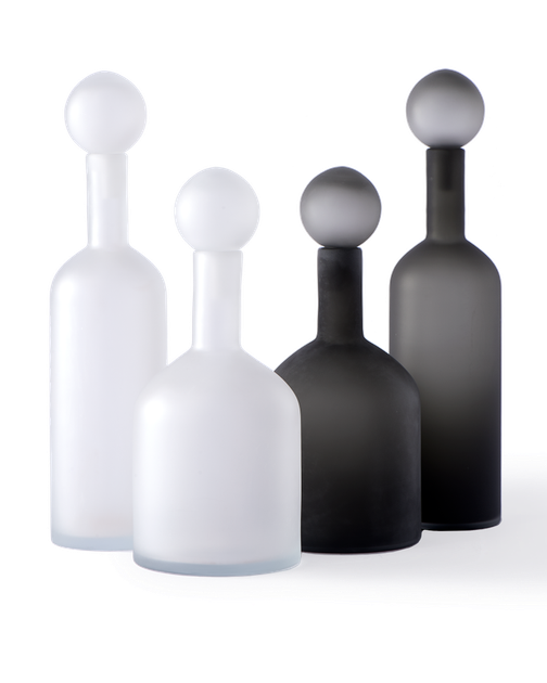 Набор декоративных бутылок Pols potten Bubbles and Bottles Matt 4 шт - изображение 2