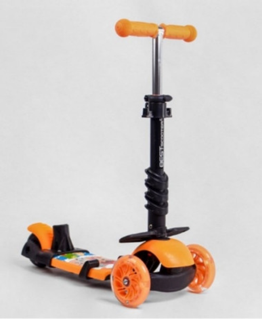 Детский самокат Best Scooter 5в1 11033 оранжевый – фото, отзывы ...