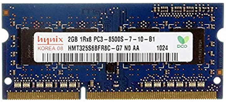 Пам'ять Hynix 2GB SO-DIMM DDR3 1066 MHz (HMT325S6BFR8C-G7) - Фото 1 Пам'ять Hynix 2GB SO-DIMM DDR3 1066 MHz (HMT325S6BFR8C-G7) - изображение 1