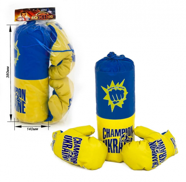  боксерский набор груша с перчатками Danko Toys (груша для бокса .