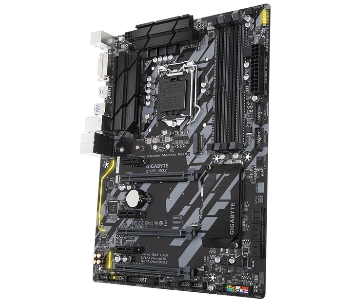 Материнская плата Gigabyte Z370 HD3 (ATX, Intel Z370, PCI-Ex16) s1151 Б ...