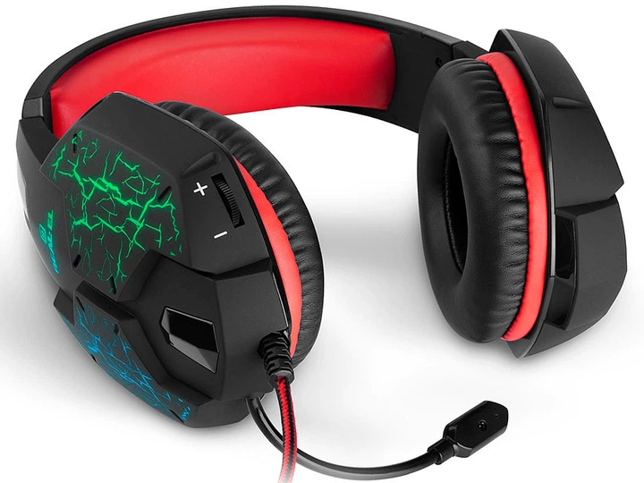 Наушники REAL-EL GDX-7750 Black-Red - Фото 3 Наушники REAL-EL GDX-7750 Black-Red - изображение 3