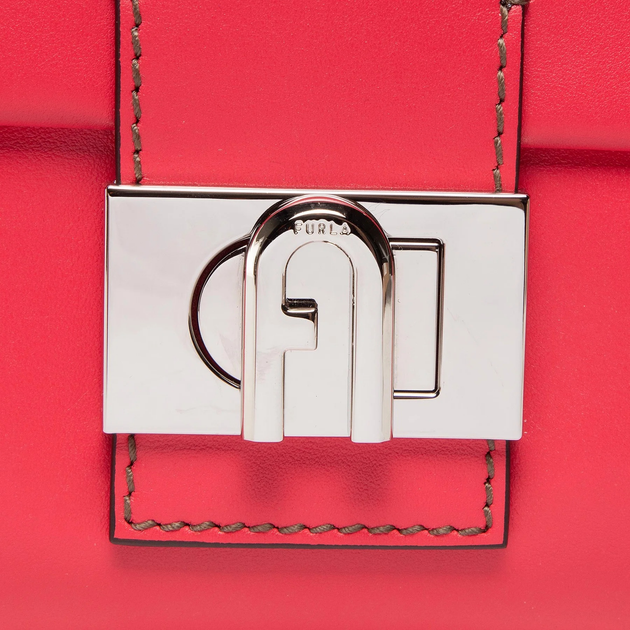 Skórzana Torebka damska przez ramię Furla Charlotte S Shoulder Bag WB00550AX07331265S1003 Flame (8050597172149) - obraz 10