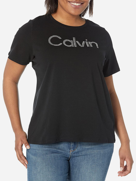 Футболка женская Calvin Klein 804326095 1X Черная (1159777246) – в ...