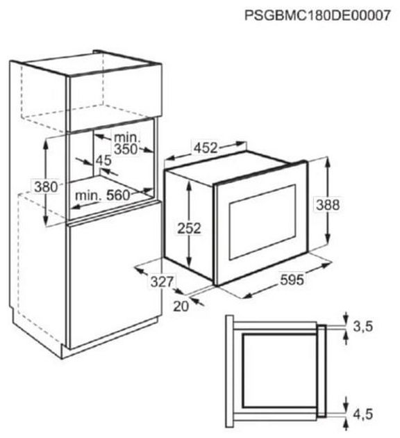 Kuchenka mikrofalowa do zabudowy Electrolux LMS2203EMK - obraz 4