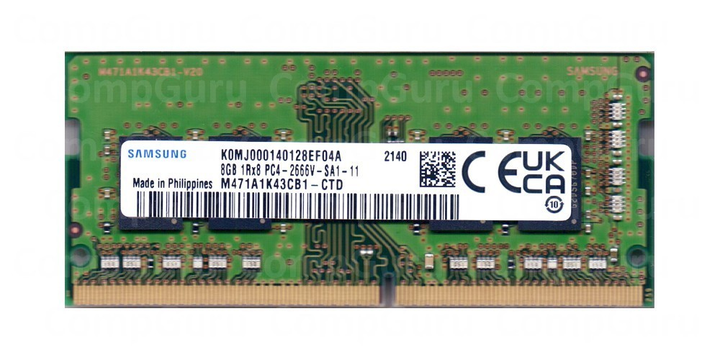 Ноутбучная оперативная память Samsung DDR4 8GB 2666MHz SO-DIMM 1Rx8 PC4 ...