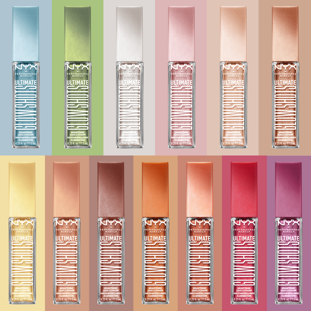 Сияющие жидкие тени для век NYX Professional Makeup Ultimate Glow Shots ...