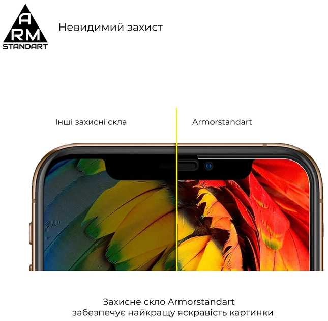 Защитное стекло для смартфона Xiaomi 13 Lite ArmorStandart Full Glue Curved Black (ARM66960) - изображение 4
