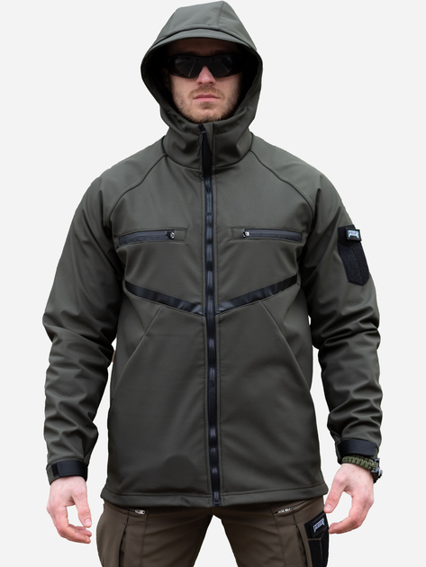 Тактична куртка утеплена BEZET Softshell Omega 6281 XL Хакі (2000211163677) - зображення 1