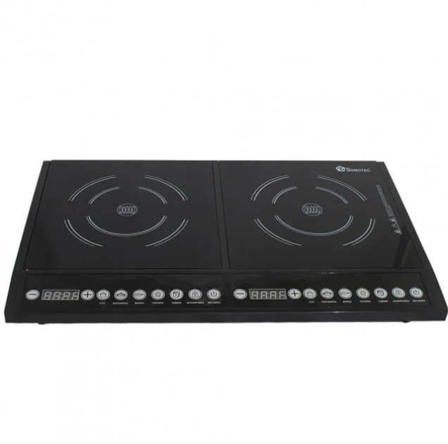 Плита настольная индукционная на 2 конфорки 4000W Domotec MS-5862 ...