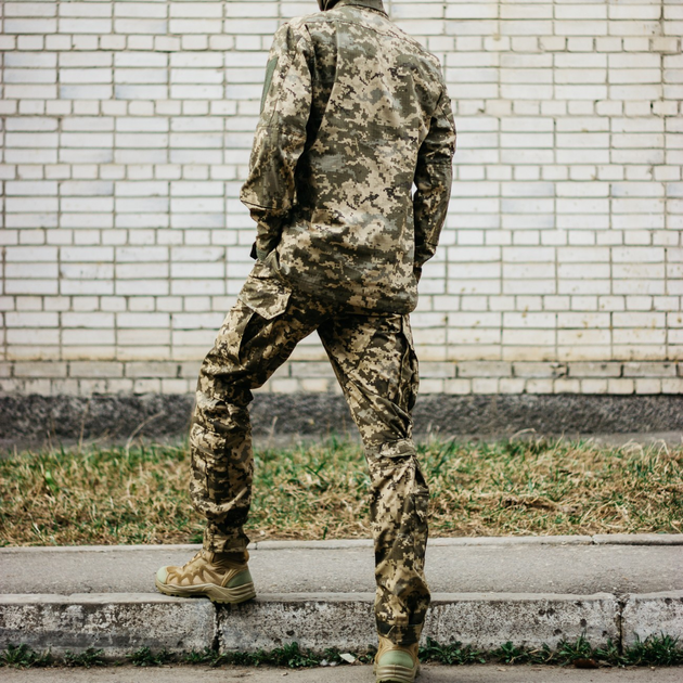 Військова форма ЗСУ Літня піксель ММ14, тактична форма піксель Ріп Стоп, розмір 58 армійський чоловічий одяг для військових - зображення 2