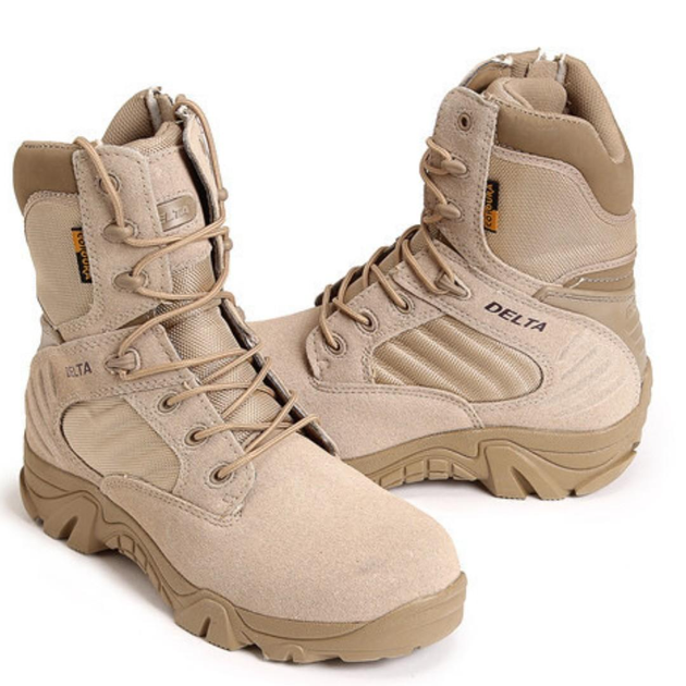Чоловічі тактичні черевики DeltaZK-0218 44 Коричневі (435143563746) - зображення 2