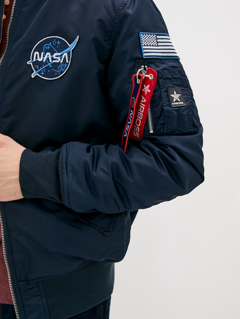 Alpha Industries Nasa MA 1 MJM21093C1 XS Replica Blue